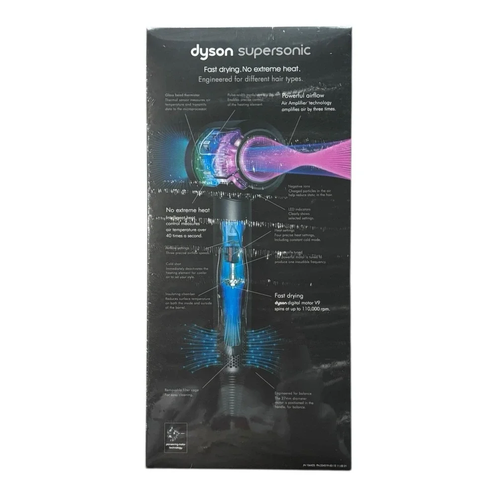 Dyson Supersonic Hair Dryer HD08 Copper/Nickel 5 Attachments Brand New Sealed